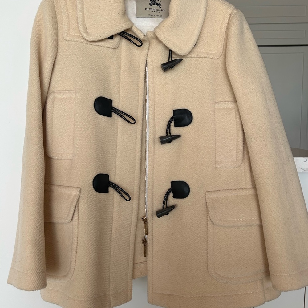 Burberry Women's creamToggle Pea Coat